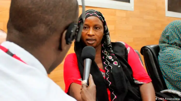 Mauretanien Interviewsituation Training der DW Akademie Mauretanien