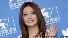 epa04371952 Chinese actress/cast member Zhao Wei poses during a photocall for the movie 'Dearest' (Qin'Ai De) during the 71st annual Venice Film Festival at the Lido in Venice, Italy, 28 August 2014. The movie is presented in the Out of Competition selection at the festival running from 27 August to 06 September. +++ (C) picture-alliance/dpa/C. Onorati