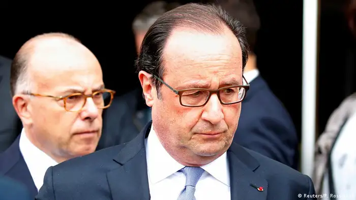 Francois Hollande und Bernard Cazeneuve