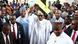 Nigeria Eröffnung Eisenbahnlinie zwischen Abuja und Kaduna Präsident Buhari Nigeria Eröffnung Eisenbahnlinie zwischen Abuja und Kaduna Präsident Buhari