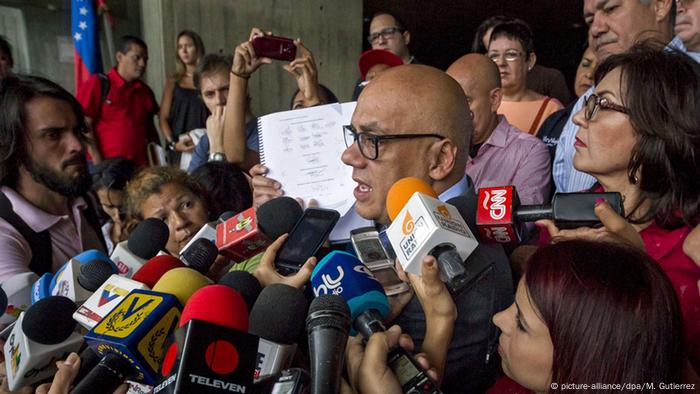 Venezuela Präsident Nicolas Madura Pressestatement