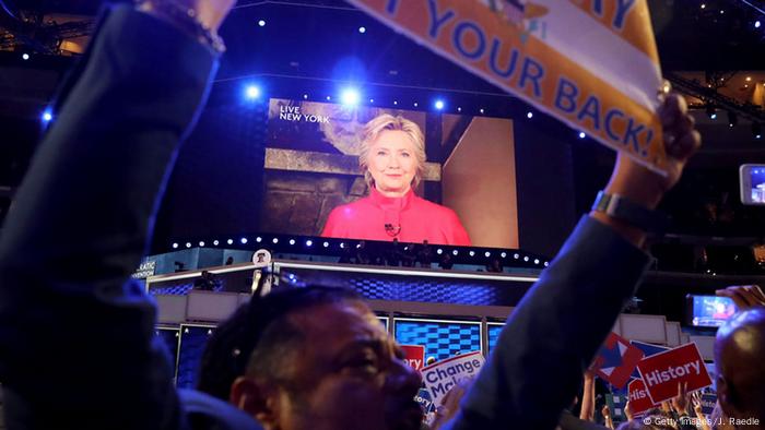 USA Wahlen Parteitag der Demokraten in Philadelphia Hillary Clinton
