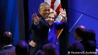 Barack Obama und Hillary Clinton Democratic National Convention USA Rede