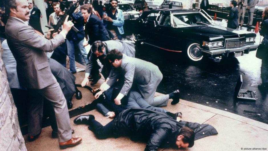 1981: Atentado contra Ronald Reagan, então presidente dos ...