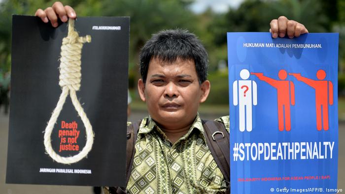 Indonesien Todesstrafe Portest