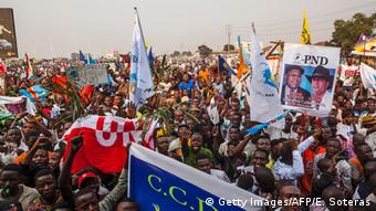 Kongo Demonstration der Opposition in Kinshasa