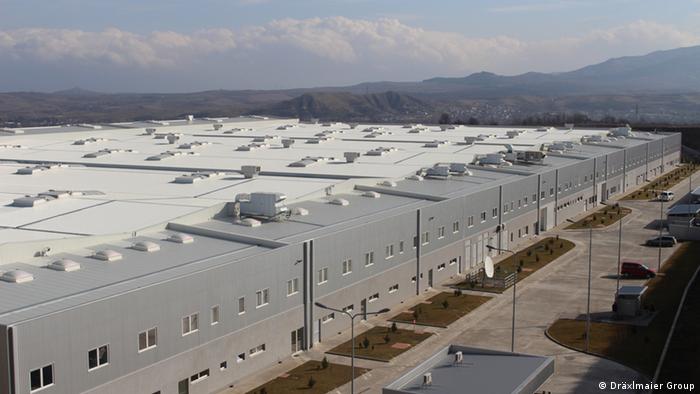 Фабриката кај Кавадарци на германската компанија Дрекслмајер, еден од десетината германски производители со инвестиции во Северна Македонија