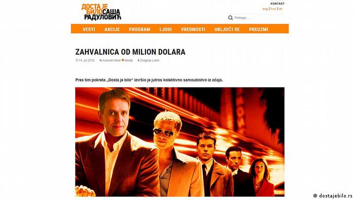 Screenshot Dosta je bilo