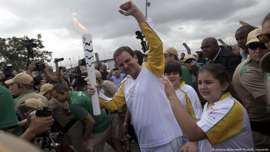 Unrest as Olympic flame arrives in Rio
