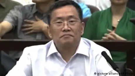 China Zhou Shifeng vor Gericht in Tianjin (picture alliance/AP Photo)