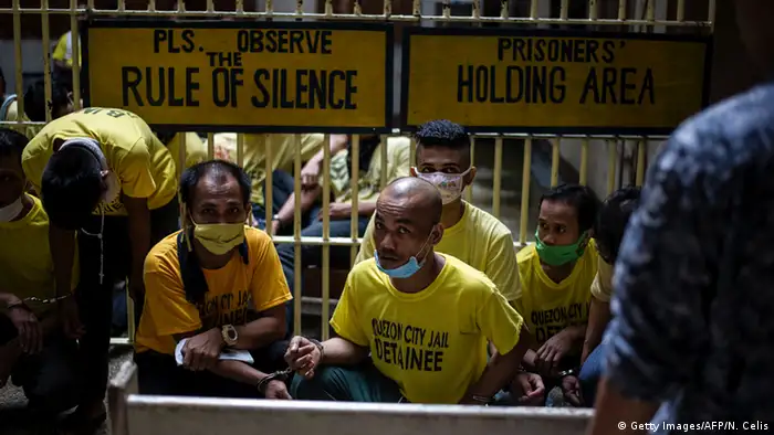 Philippinen Quezon City Gefängnis Stille Regelung