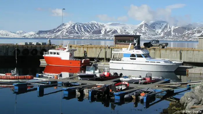 Meeresforschung Ny Alesund Spitzbergen (Foto: DW)