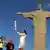 Rio 2016 Fackellauf Christus Statue