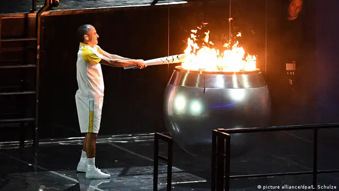 Olympia Rio 2016 Eröffnungsfeier Feuer