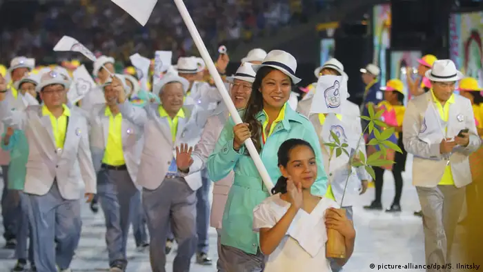 Olympia Rio 2016 Eröffnungsfeier Taiwan Team