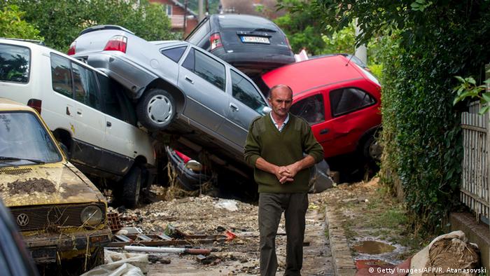 Mazedonien Unwetter