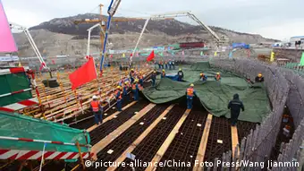 China Lianyungang Bau des Atommülllagers