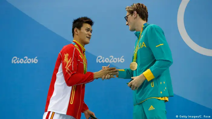 Brasilien - Olympia - Schwimmer Yang Sun und Mack Horton