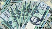 2013+++Nampula, Mosambik Der Metical ist die Währung der Republik Mosambik. Copyright: DW/M. Sampaio
