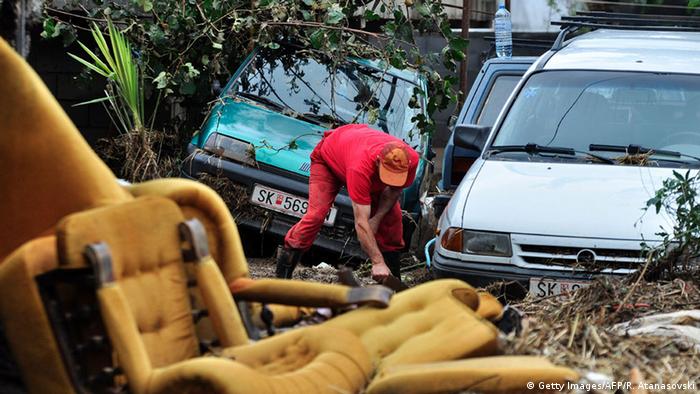 Mazedonien Unwetter