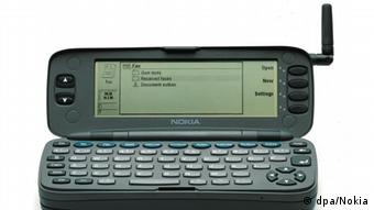 Nokia Communicator 9000, das erste Smartphone der Welt. Copyright: dpa/Nokia
