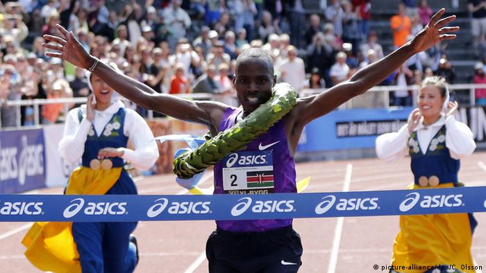 Schweden Stockholm Kenias Stanley Kipchirchir Koech gewinnt Marathon