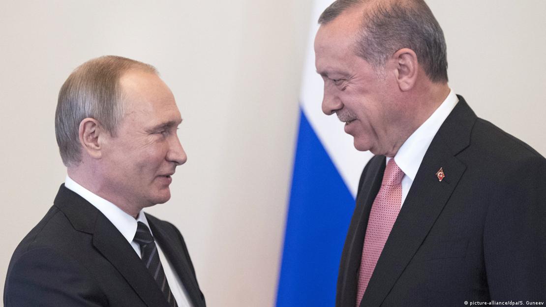 Rusya Devlet Başkanı Vladimir Putin ile Cumhurbaşkanı Recep Tayyip Erodğan