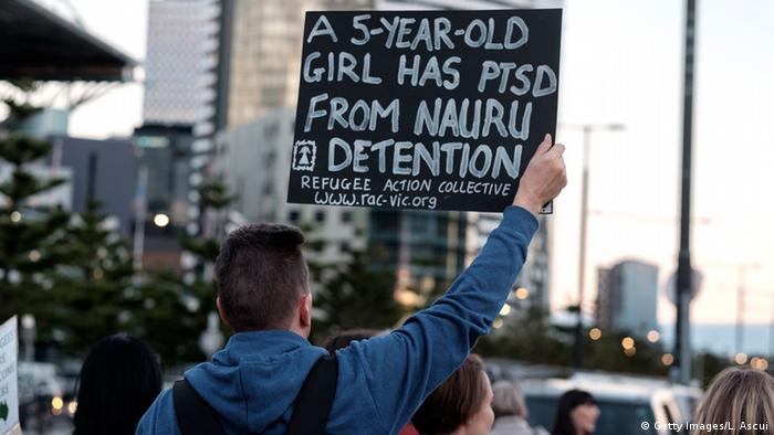 Australien Protest Flüchtlinge Nauru