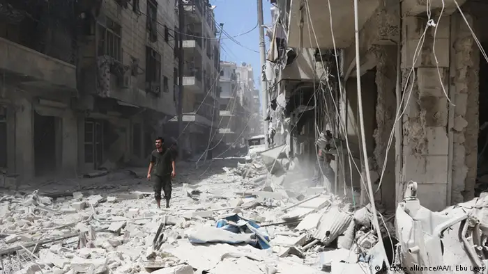 Syrien Aleppo Zerstörung