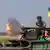 Ukraine Urzuf bei Mariupol Militärübung