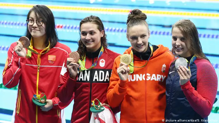 Rio 2016 China Schwimmerin Fu Yuanhui