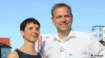 Deutschland Rostock Frauke Petry (r) und Leif-Erik Holm
