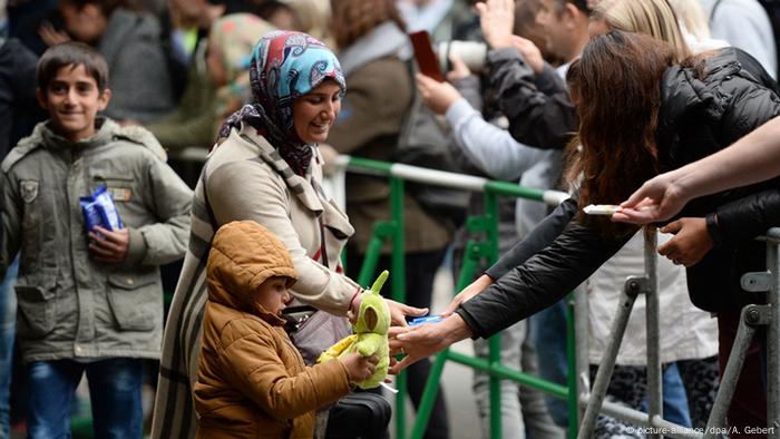 München Hauptbahnhof Ankunft der Flüchtlinge im Herbst 2015