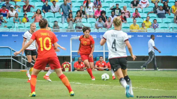 Rio 2016 Olympische Spiele Fußball Frauen China vs. Deutschland