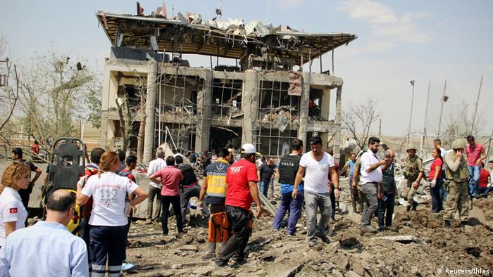 Türkei Region Diyarbakir Bombenanschlag