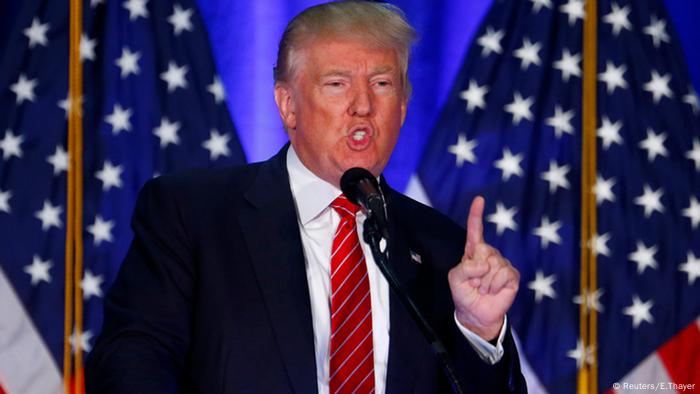 Donald Trump bei seiner Rede in Ohio USA 