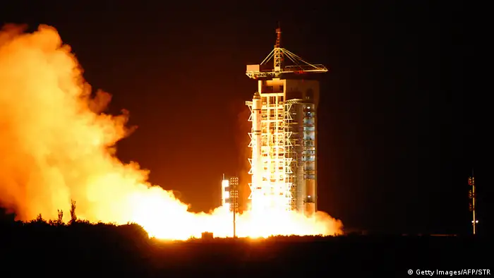 China Start des ersten Quantenkommunikationssatelliten Micius