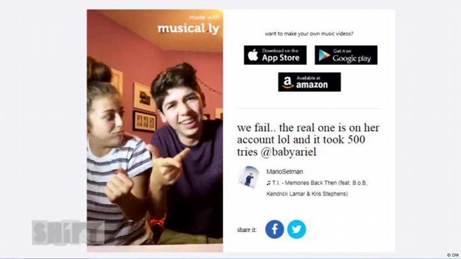 The most popular users on musical.ly – DW – 08/16/2016