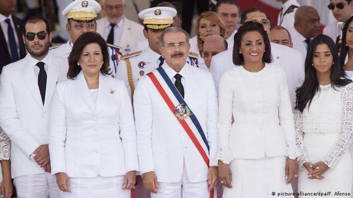 Dominikanische Republik Präsident Danilo Medina bei Amtseinführung