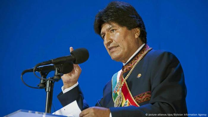 Bolivien Präsident Evo Morales