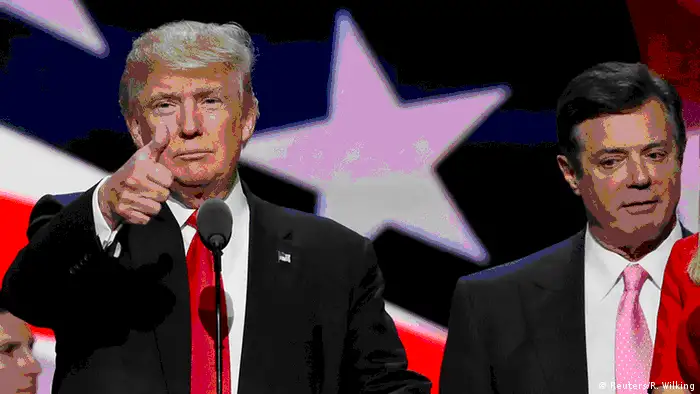 USA Donald Trump und Paul Manafort