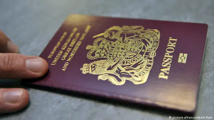 Pass Personalausweis Großbritannien