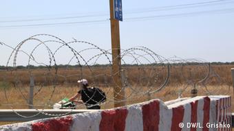 Krim Kalantschak Grenze zu Ukraine