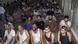 A group of men sit in rows in a courtroom, wearing singlets, after being released form jail in Syria. A group of men sit in rows in a courtroom, wearing singlets, after being released form jail in Syria.