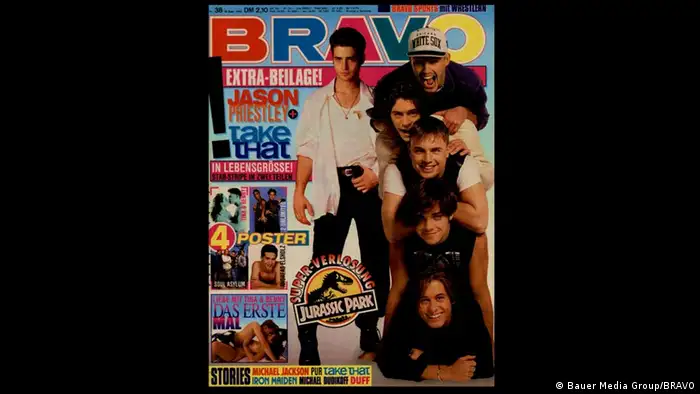 Bravo Titel 1993 mit Take That © Bauer Media group / BRAVO