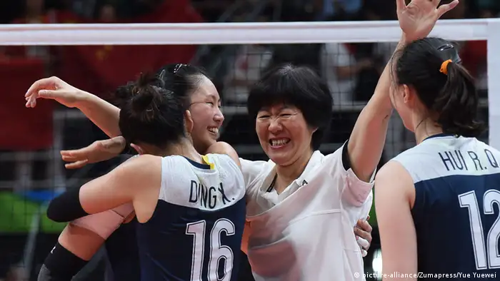 Rio 2016 Olympia Volleyball China's Zhu Ting China