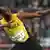Rio 2016 Olympia Leichtathletik Usain Bolt posiert nach 200 m Rennen
