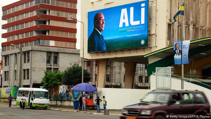 Gabon campaigns for president Ali Bongo Ondimba
