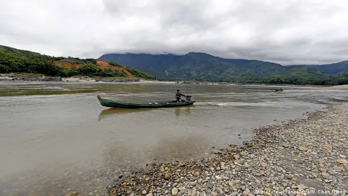 Boot Irrawaddy Fluss