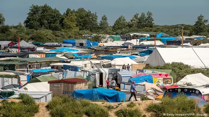 Frankreich Flüchtlingslager Jungle in Calais